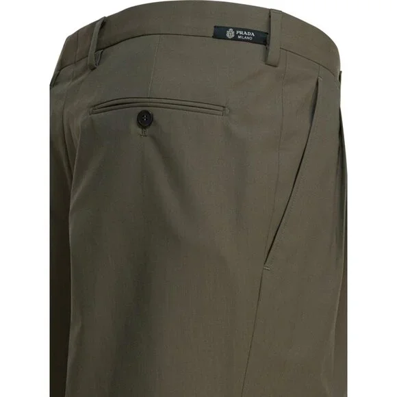 Prada Wool Wide-Leg Pants Tag Size 50 Men